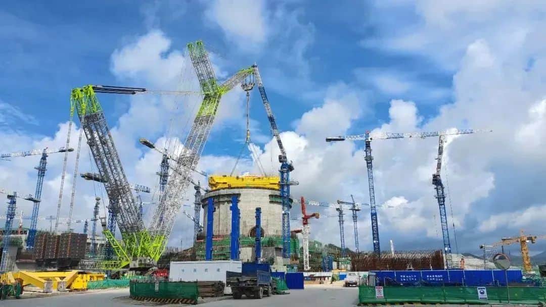 “华龙一号”漳州核电2号机组环吊桥架顺利吊装就位