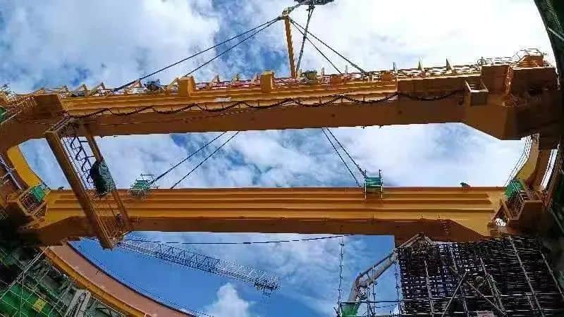 “华龙一号”漳州核电2号机组环吊桥架顺利吊装就位