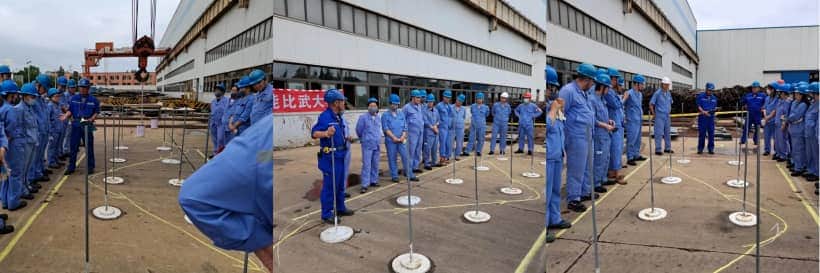 “精准吊运，护航钢加”吊车技能大比武