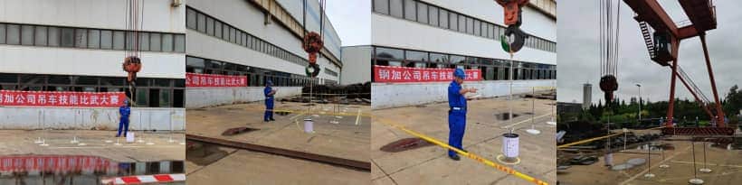 “精准吊运，护航钢加”吊车技能大比武