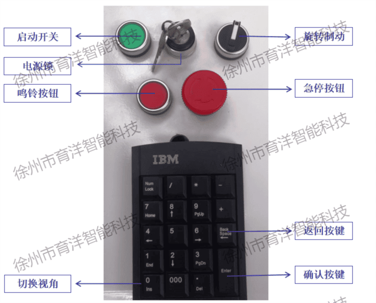 徐州市育洋智能科技 塔吊塔式起重机模拟机智能仿真教学设备的组成