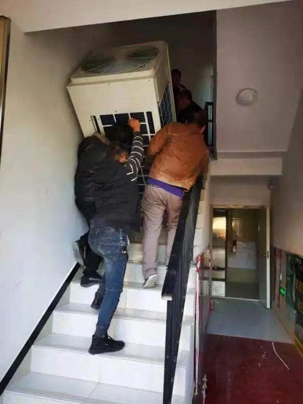 董虎艇文学作品：空调主机搬运记
