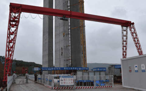 铜川市特种设备检验所全力做好玉皇阁二号桥起重机械检验工作