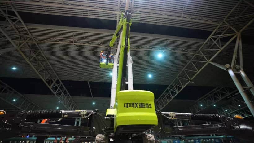 "X战警"首战告捷,中联重科蜘蛛式高空作业平台高效助建九江火车站