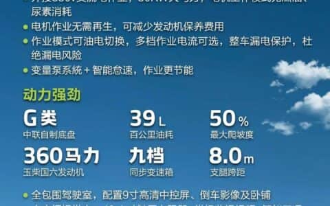新车丨中联重科发布四桥50吨级插电版全地面起重机