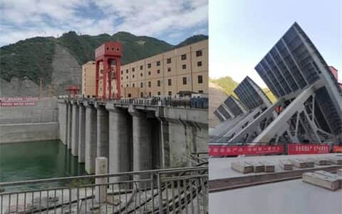陕西安康某大型水电站启闭机安装监控系统顺利完工