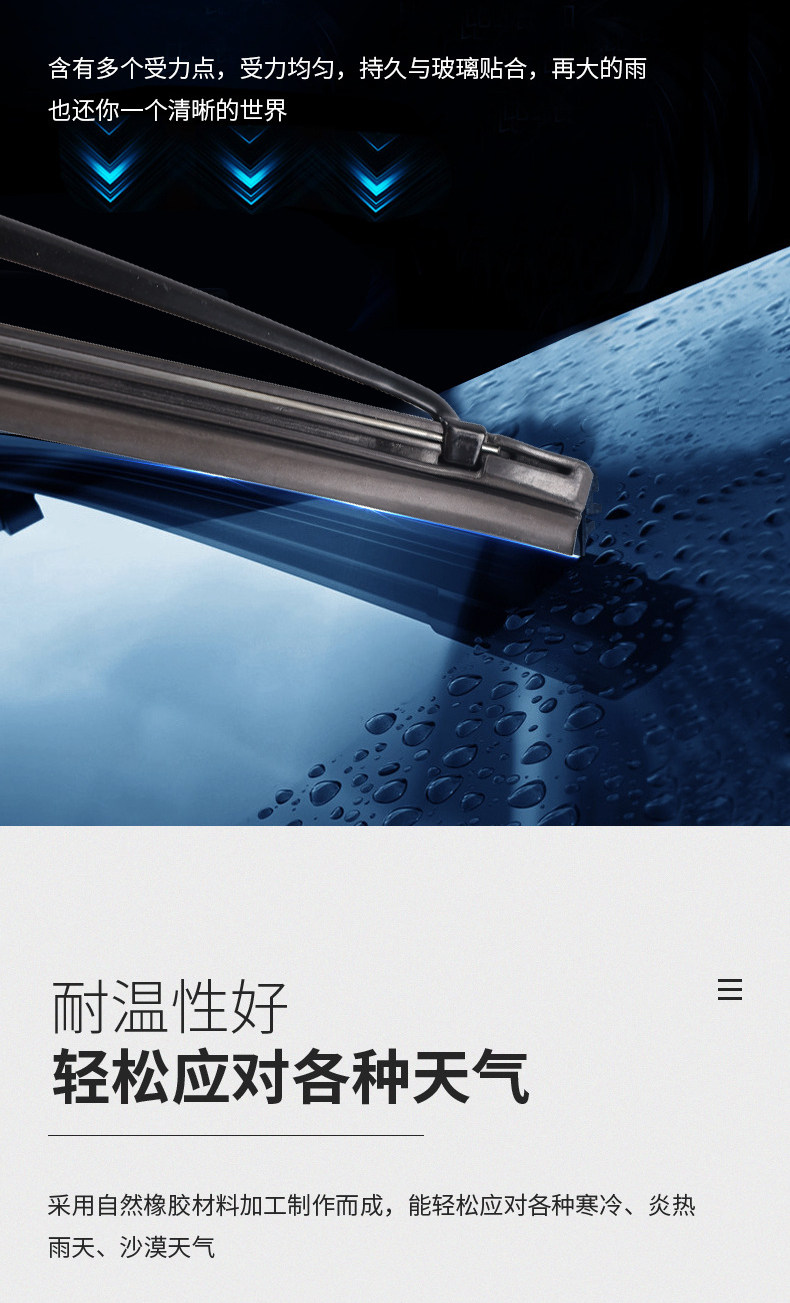 适用徐工25k5c吊车雨刮器L5铁骨K5a起重车配件L6有骨胶条KC雨刷片
